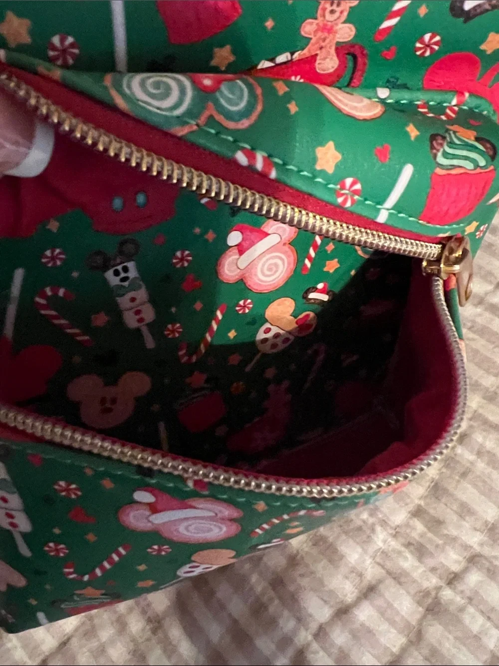 Disney Loungefly Mickey Candy Holiday Treat Bag NWT